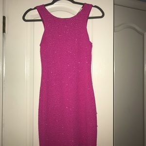 Small Hot Pink Body Con Dress
